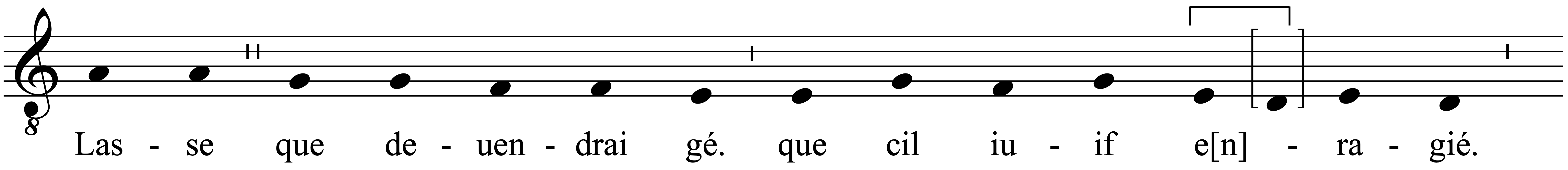 Work musical notation